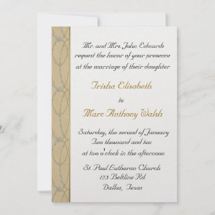 Invitación a la boda ficticia