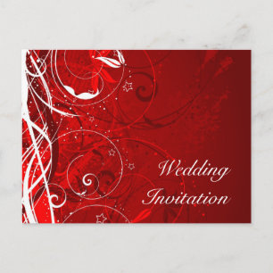 Invitación a la boda floral