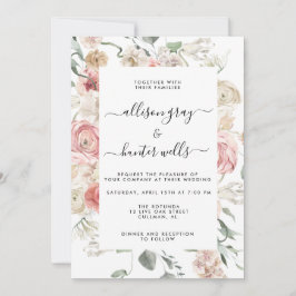 Invitación a la boda floral | Annabeth