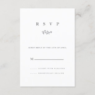 Invitación a la boda floral Bella Artes moderna RS