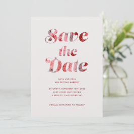 Invitación a la boda floral de diversión