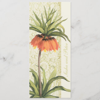 Invitación a la boda floral de Fritillaria 1