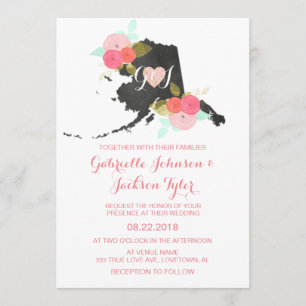 Invitación a la boda floral de la acuarela del est