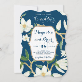 Invitación a la boda floral de la Marina de Magnol