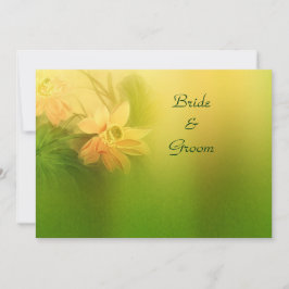 Invitación a la Boda Floral de Lime Gold