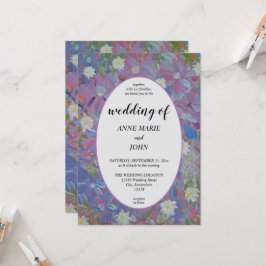 Invitación a la boda floral de Spring Wonderland