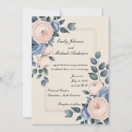 Invitación a la Boda Floral Elegante