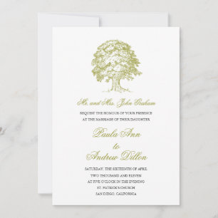 Invitación a la boda forestal