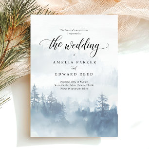 Invitación a la boda forestal