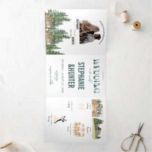 Invitación a la boda forestal