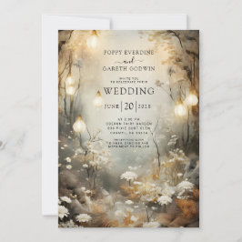 Invitación a la boda forestal encantada