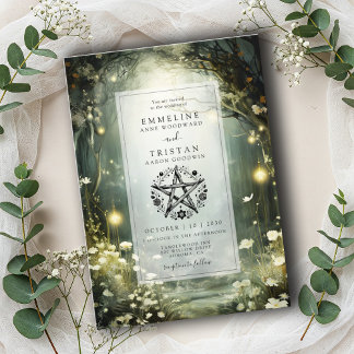 Invitación a la boda forestal encantada