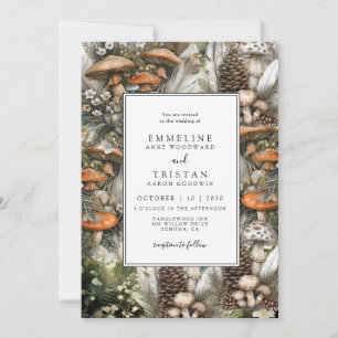 Invitación a la boda forestal encantada