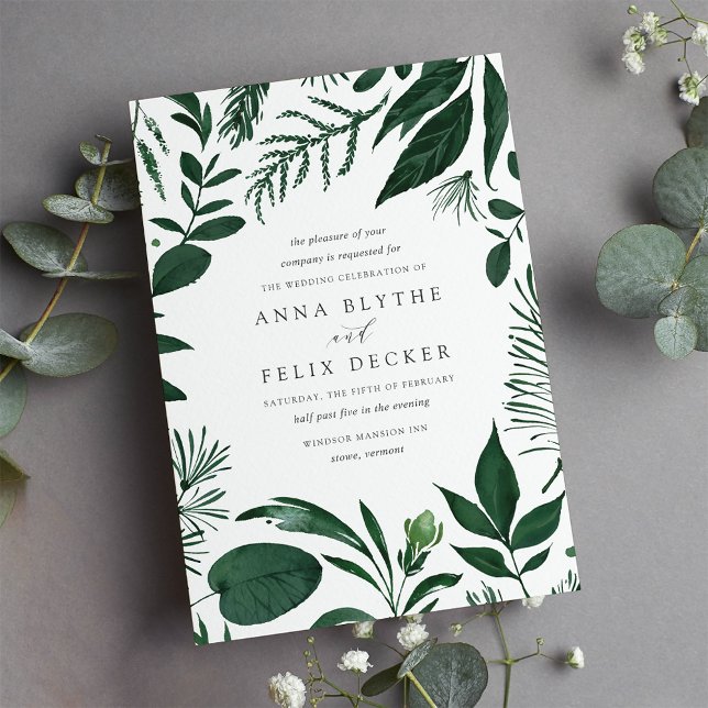 Invitación a la boda forestal salvaje (Subido por el creador)