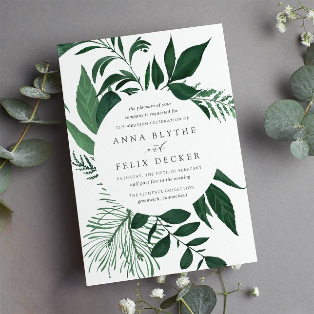 Invitación a la boda forestal salvaje (Subido por el creador)