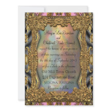 Invitación a la boda formal barroca barroca