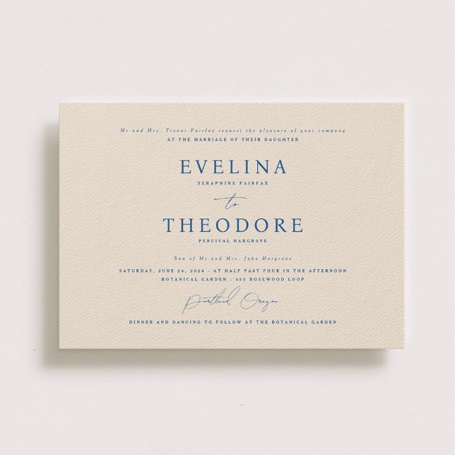 Invitación a la boda formal de Parker Landsape (Subido por el creador)