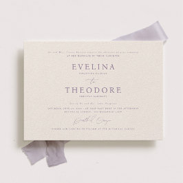 Invitación a la boda formal de Parker Landsape