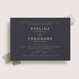 Invitación a la boda formal de Parker Landsape