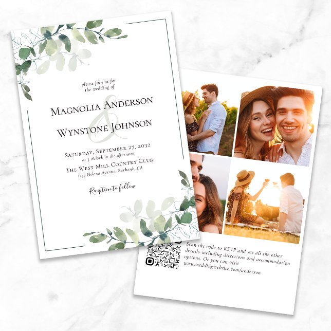 Invitación a la boda | Foto de código QR de Eucaly (Subido por el creador)