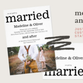 Invitación a la boda Foto Invitación a la Moda mod