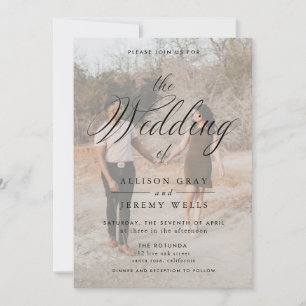 Invitación a la boda fotográfica