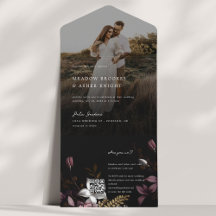Invitación a la boda fotográfica de Florencia con 