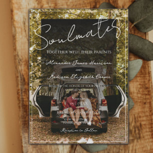 Invitación a la boda fotográfica de Soulmates   Su