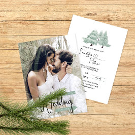 Invitación a la boda fotográfica de Winter Wonderl