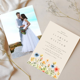 Invitación a la boda fotográfica del Jardín de Flo