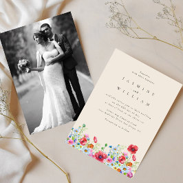 Invitación a la boda fotográfica del Jardín de Flo