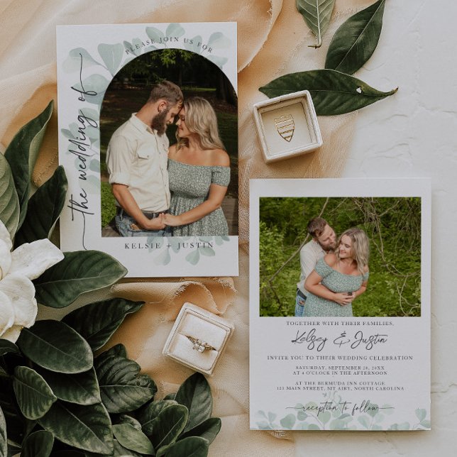 Invitación a la boda fotográfica Eucalyptus (Subido por el creador)