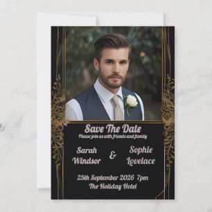 Invitación a la boda fotográfica personal