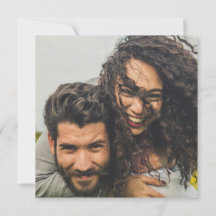 Invitación a la boda fotográfica QRCode RSVP Sage 