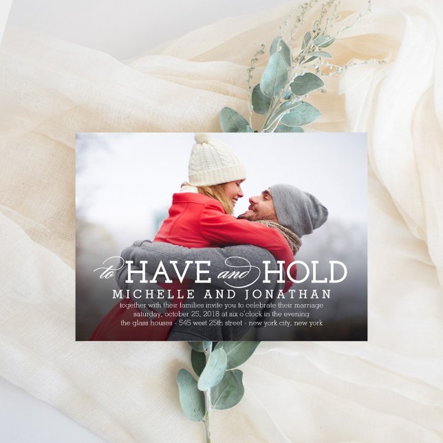 Invitación a la boda fotográfica sin tiempo (Subido por el creador)