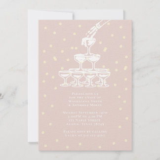 Invitación a la boda francesa de campaña