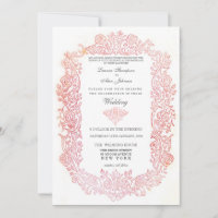 Invitación a la boda fronteriza de aves de cuento 