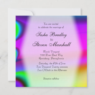 Invitación a la boda gay arcoiris