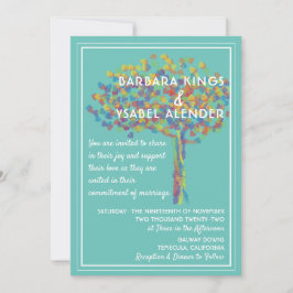 Invitación a la boda gay lesbiana El amor es el ár