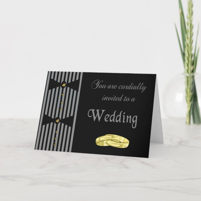 Invitación a la boda gay personalizado (Anverso)