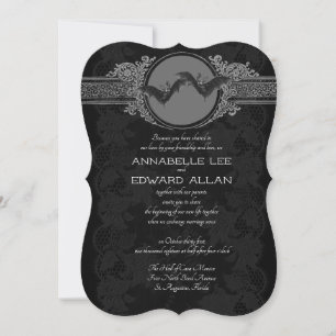 Invitación a la Boda Gótica Elegante Ornate