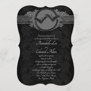 Invitación a la Boda Gótica Elegante Ornate