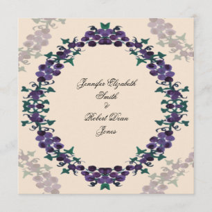 Invitación a la Boda Grapevina