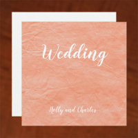 Invitación a la boda. Hermoso Efecto Parchment.