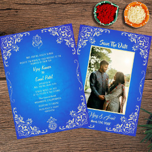 Invitación a la boda hindú con imagen Personalizad