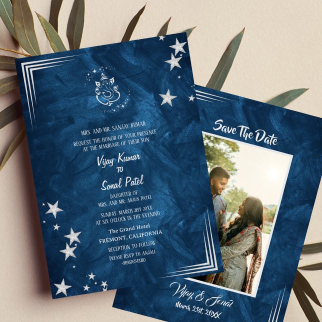 Invitación a la boda hindú con imagen Personalizad (Subido por el creador)