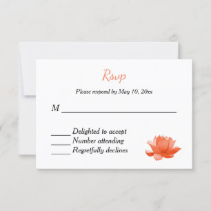 Invitación a la boda hindú-hindú RSVP