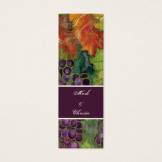 Invitación a la boda Hoja de uva de otoño