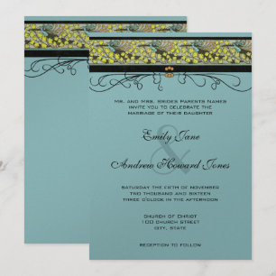 Invitación a la boda Hummingbirds & Maidenhair