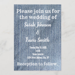 Invitación a la Boda Industrial Cowboy